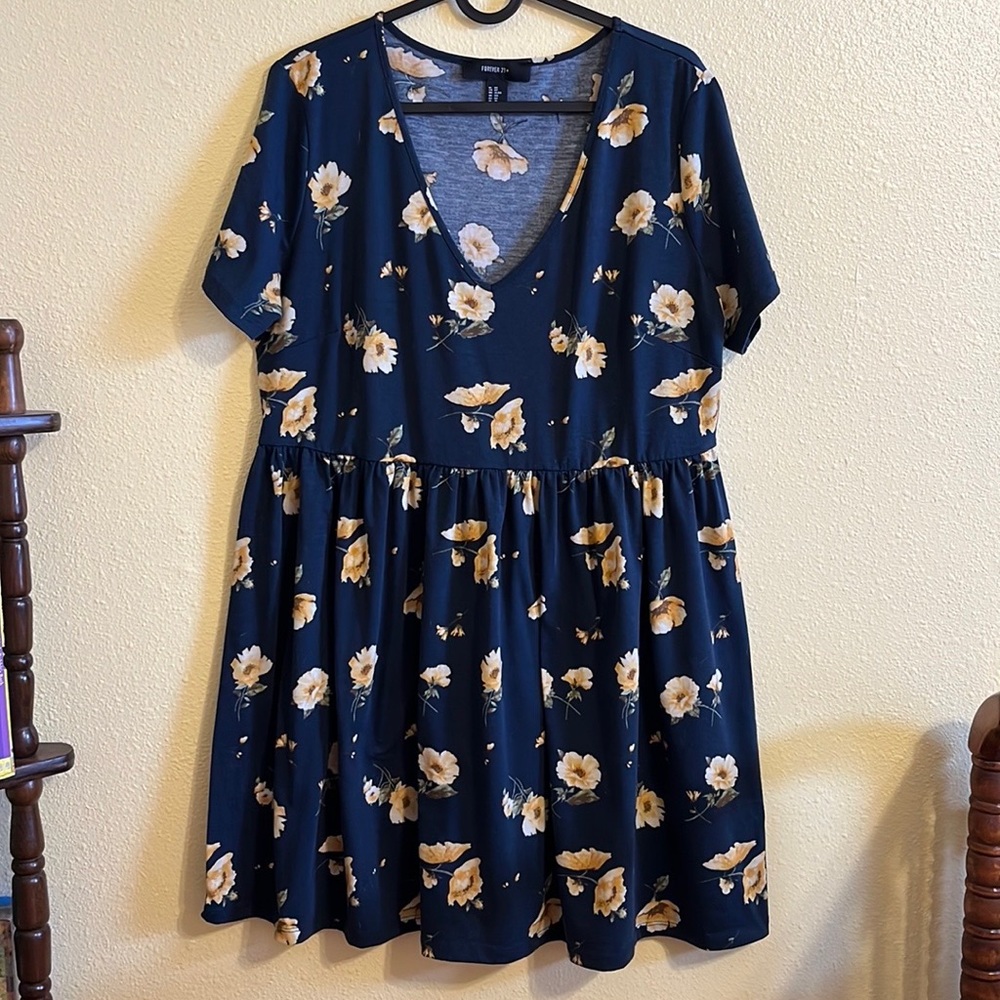 Forever 21+ Floral Babydoll Tunic